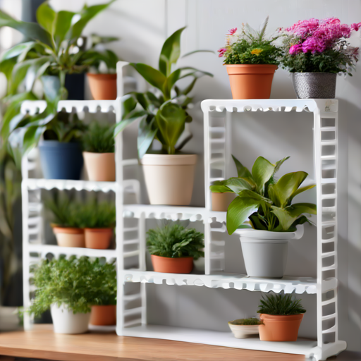 Afbeelding van Plastic rekken voor planten: Duurzamer dan hout