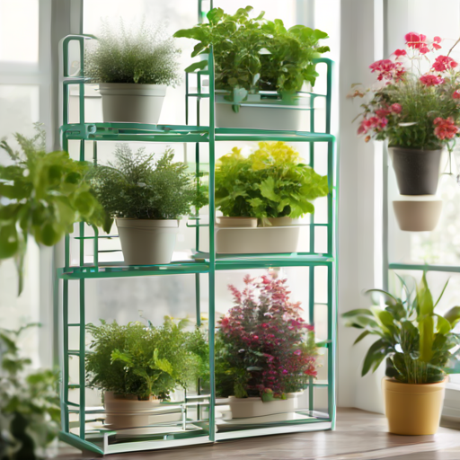 Afbeelding van Bespaar ruimte met plastic rekken voor planten