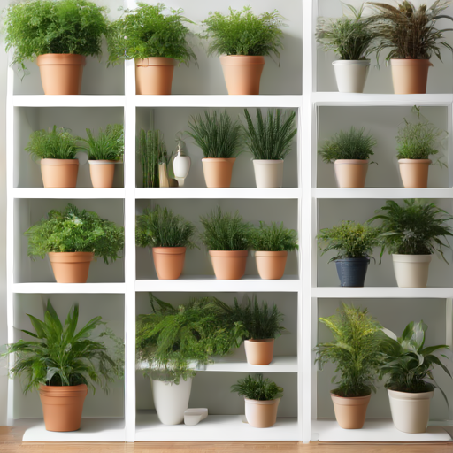 Afbeelding van Ruimtebesparende tips voor planten met plastic rekken