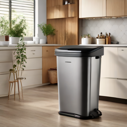 Afbeelding van Duurzame plastic vuilnisbakken voor een groen huishouden