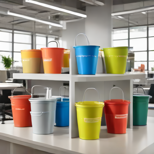 Afbeelding van Creatieve toepassingen van multifunctionele emmer-sets