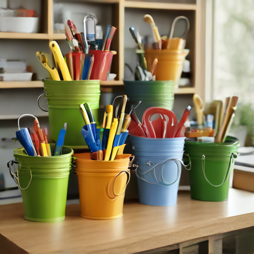 Afbeelding van Creatieve toepassingen voor multifunctionele emmer-sets