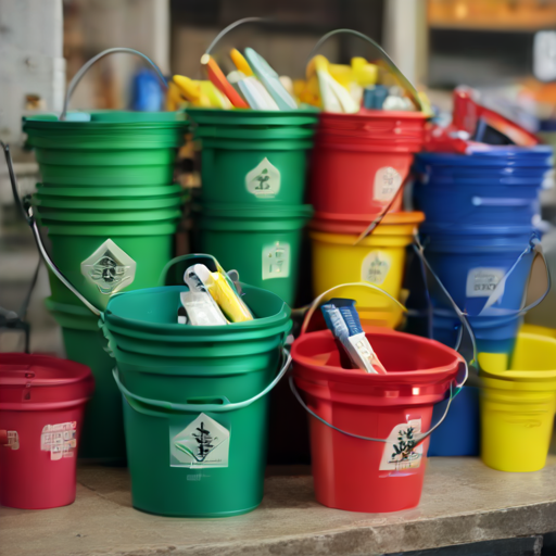 Afbeelding van Multifunctionele emmer-sets: onmisbaar in noodsituaties