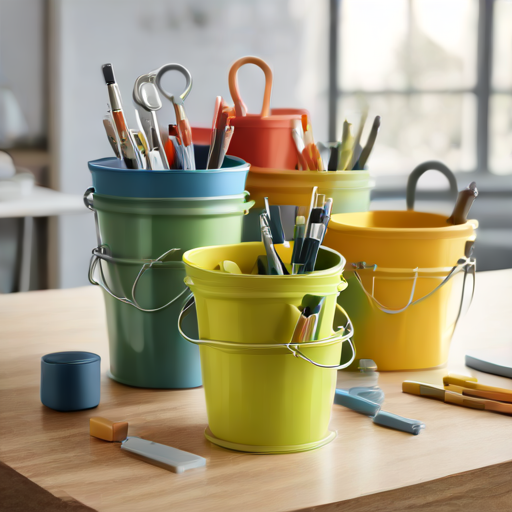 Afbeelding van Populaire merken van multifunctionele emmer-sets