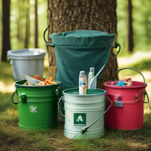 Afbeelding van Multifunctionele emmer-sets: Kampeerhelden voor buitenavonturen