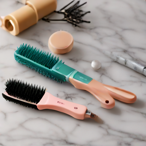 Afbeelding van Handige accessoires voor opvouwbare borstels