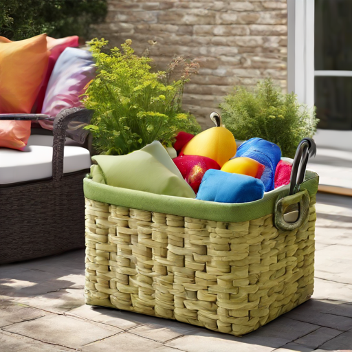 Afbeelding van Opvouwbare opbergmanden: Ook voor buitengebruik geschikt?