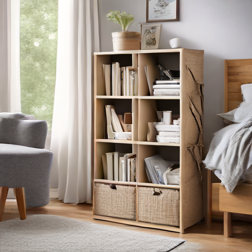 Afbeelding van Slimme opvouwbare opbergmanden voor studentenruimtes