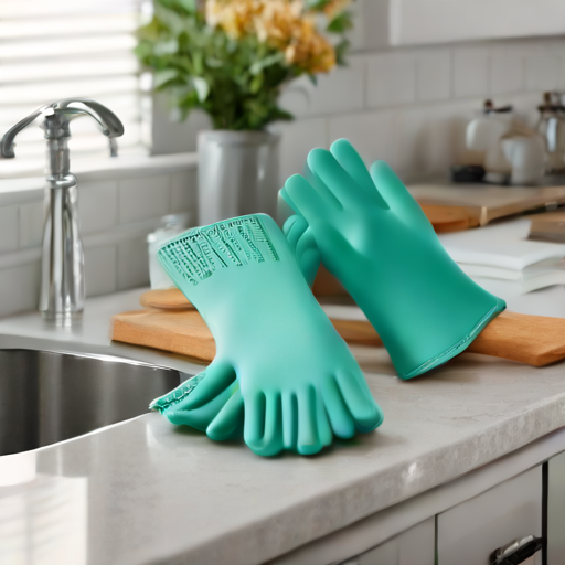 Afbeelding van Herbruikbare schoonmaakhandschoenen voor allergieën