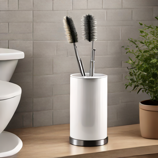 Afbeelding van Installeer eenvoudig een plastic wc-borstelhouder