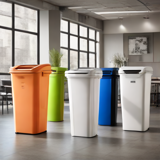 Afbeelding van Kies de juiste plastic afvalbakken voor uw bedrijf