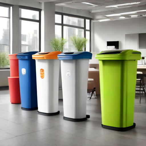 Afbeelding van Kies de perfecte plastic afvalbakken voor jouw bedrijf