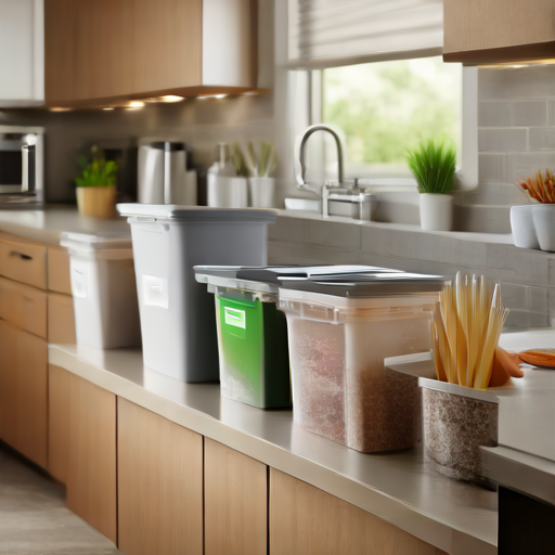 Afbeelding van Organiseer je plastic afvalbakken slim en efficiënt
