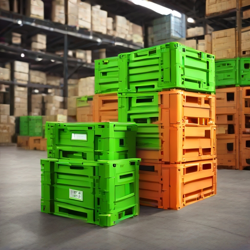 Afbeelding van Materialen voor herbruikbare vouwkratten: Een overzicht