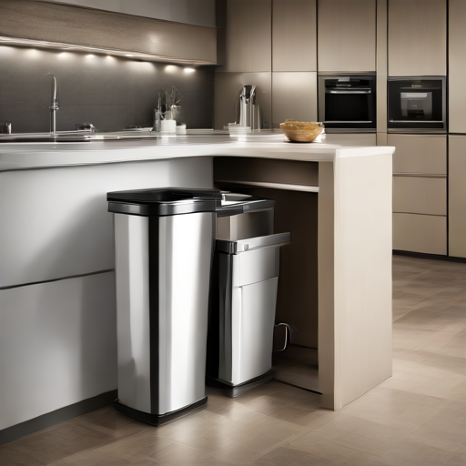 Afbeelding van Innovatieve multifunctionele afvalemmers voor elke ruimte