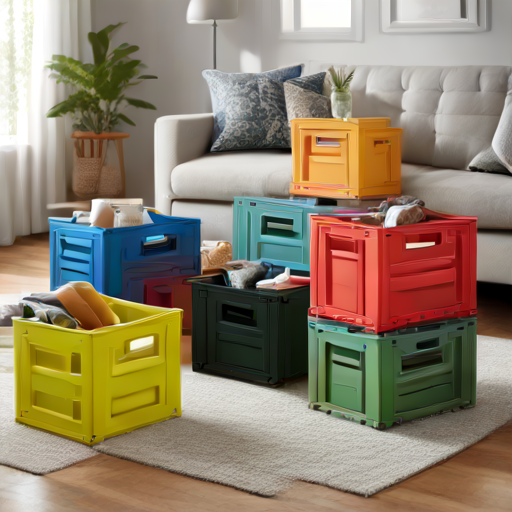 Afbeelding van Voordelen van opvouwbare opslagkratten bij verhuizingen