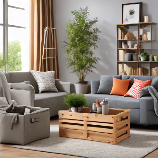 Afbeelding van Opvouwbare opslagkratten: minimaliseer rommel effectief