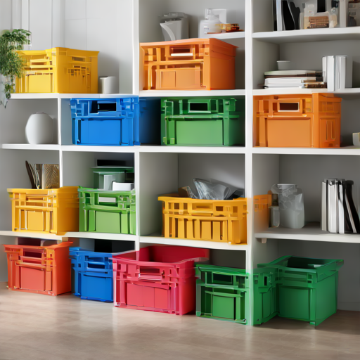 Afbeelding van Geschikte Materialen voor Opvouwbare Opslagkratten