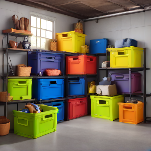 Afbeelding van Organiseer jouw garage met opvouwbare opslagkratten