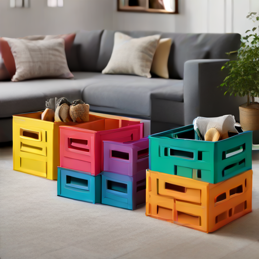 Afbeelding van Creatieve manieren om opvouwbare opslagkratten te gebruiken