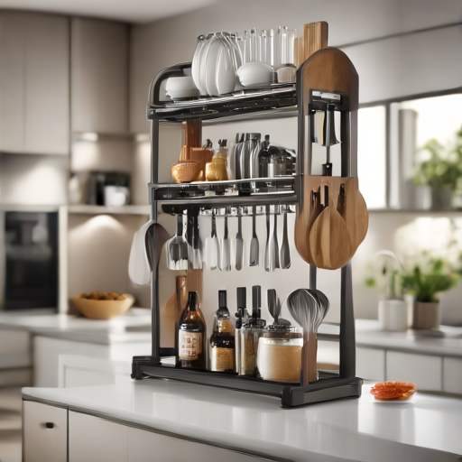 Afbeelding van Multifunctionele keukenrekken: perfect voor jouw keukeninrichting