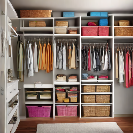 Afbeelding van Organiseer je plastic opbergmandjes efficiënt in de kast