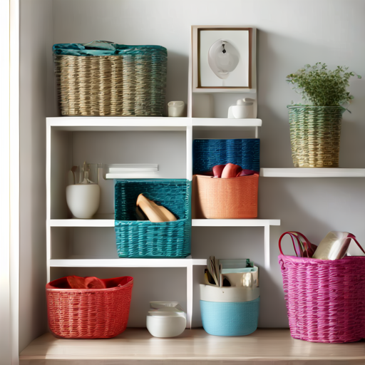 Afbeelding van Organiseer jouw plastic opbergmandjes efficiënt