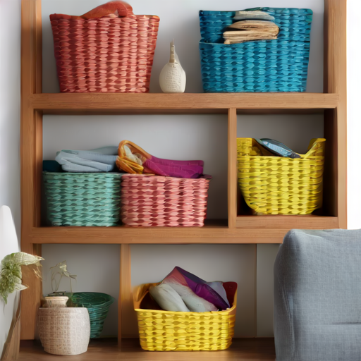 Afbeelding van Kleuren en Stijlen van Plastic Opbergmandjes voor Elk Interieur