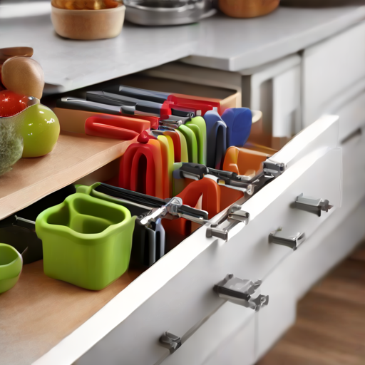 Afbeelding van Perfecte recepten voor multifunctionele keukenladeklemmen