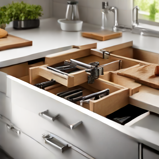 Afbeelding van Bespaar Ruimte in je Keuken met Multifunctionele Ladeklemmen