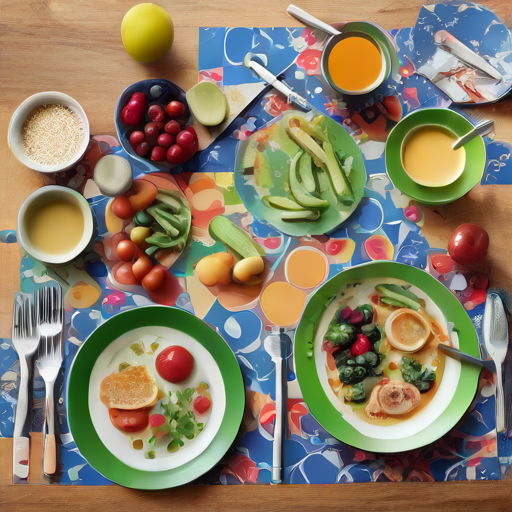Afbeelding van Multifunctionele placemats voor gezinnen met kinderen