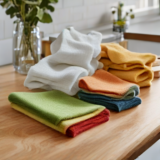 Afbeelding van Herbruikbare vaatdoeken: materialen en voordelen ontdekt