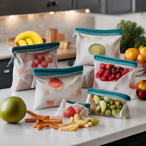 Afbeelding van Herbruikbare snackzakjes: Minder voedselverspilling