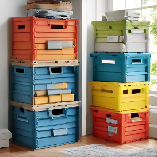 Afbeelding van Kies de beste opvouwbare kratten voor je verhuizing