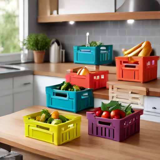 Afbeelding van Voordelen van opvouwbare kratten voor boodschappen