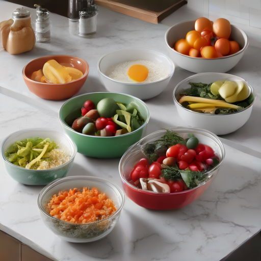 Afbeelding van Meal Prepping met Multifunctionele Keukenkommen: Tips & Tricks