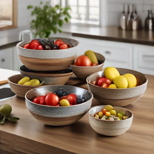 Afbeelding van Multifunctionele keukenkommen: perfect serveren in stijl