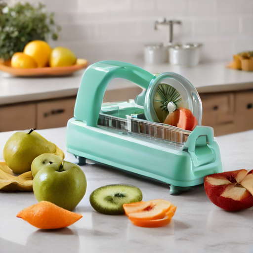 Afbeelding van Gemakkelijk fruit snijden met plastic fruitsnijders