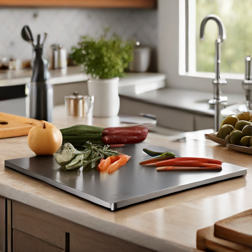 Afbeelding van Multifunctionele RVS-snijplanken: De Kookmusthave