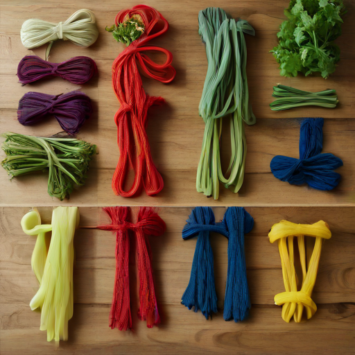 Afbeelding van Herbruikbare groentenbinders: Milieuvoordelen onthuld