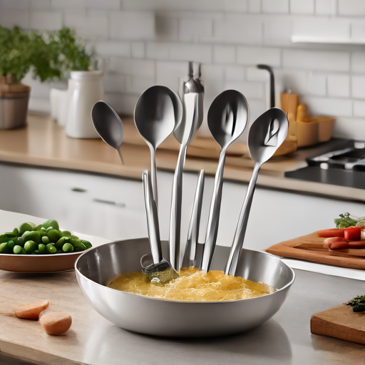 Afbeelding van De beste materialen voor multifunctionele roerlepels