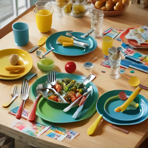 Afbeelding van Herbruikbaar RVS-bestek voor Kinderen: Ontwerpen en Voordelen