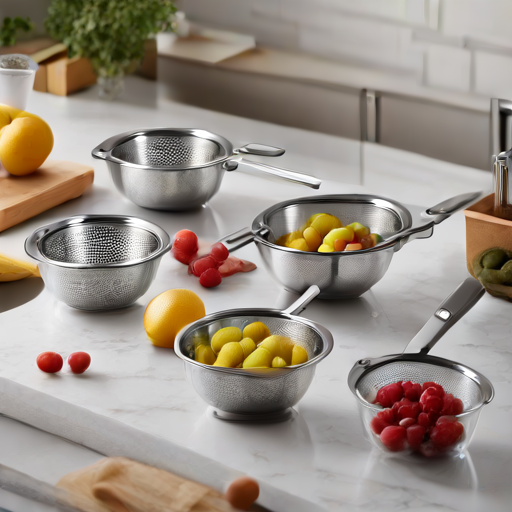 Afbeelding van Multifunctionele zeefjes: De sleutel tot gezonde maaltijden
