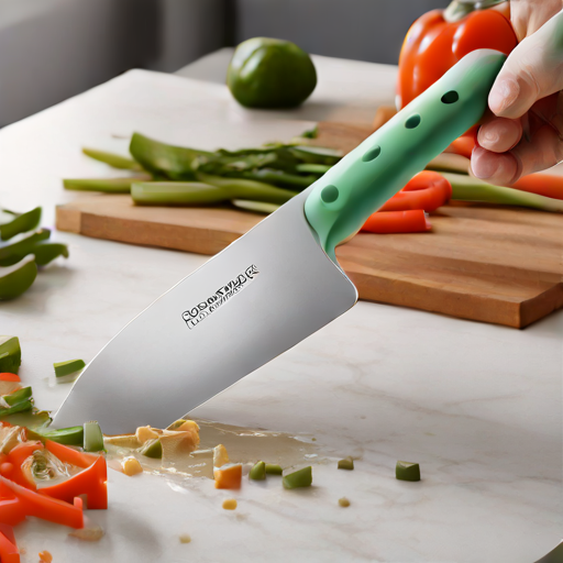 Afbeelding van Top plastic hakmessen voor moeiteloos groenten snijden