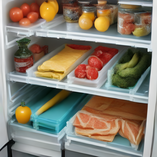 Afbeelding van Herbruikbare siliconen koelkastmatjes: Duurzaam en praktisch