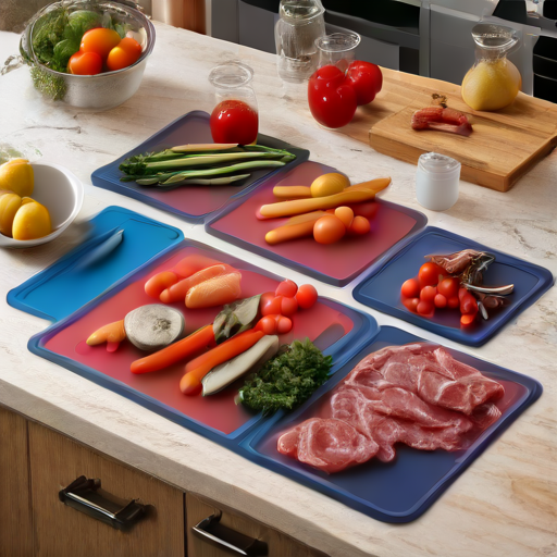 Afbeelding van Herbruikbare Siliconen Koelkastmatjes voor Marineren