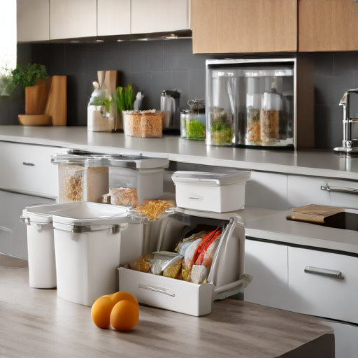 Afbeelding van Organiseer plastic schillenopvangbakken in je keuken