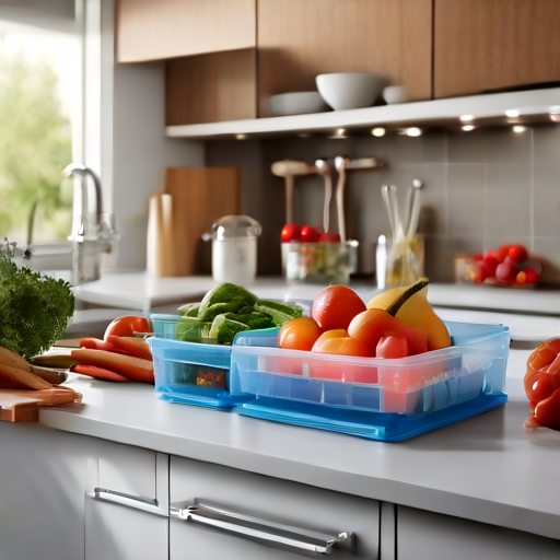 Afbeelding van Gebruik plastic schillenopvangbakken tijdens het koken