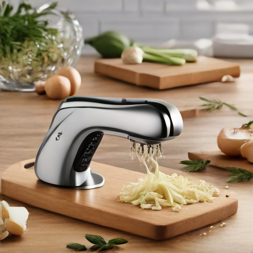 Afbeelding van Multifunctionele knoflookpers: Keukenheld in actie