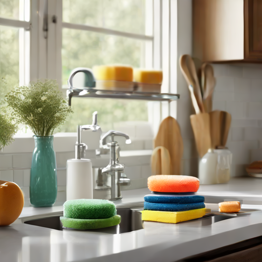Afbeelding van Multifunctionele afwassponsjes: Onmisbaar in jouw keuken